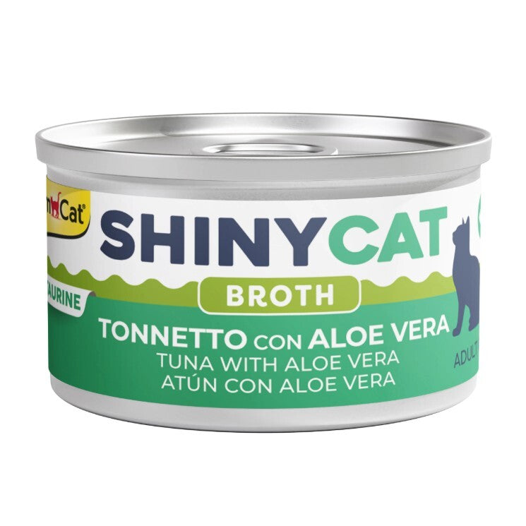 Gimcat Shinycat Sos İçinde Aloe Veralı Ton Balığı Kedi Konserve Maması 70 GR | SRC: Barcode: 4002064416847